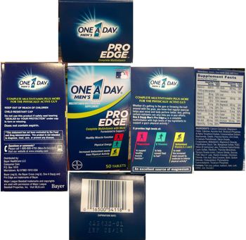 Bayer One A Day Men's Pro Edge - multivitamin multimineral supplement