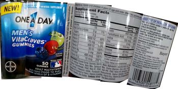 Bayer One A Day Men's VitaCraves Gummies - multivitamin multimineral supplement