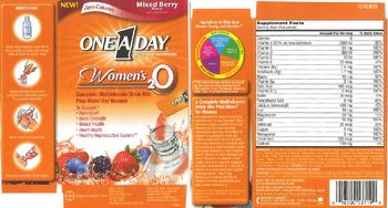Bayer One A Day Women's 2O Mixed Berry Flavor - multivitamin multimineral supplement