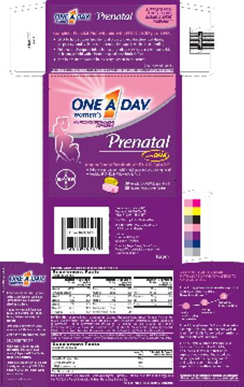 Bayer One A Day Women's Prenatal With DHA - multivitamin multimineral supplement