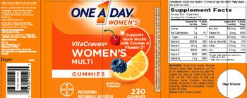 Bayer One A Day Women's VitaCraves Women's Multi Gummies - multivitamin multimineral supplement