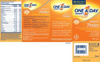 Bayer One A Day Women's Women's Petites - multivitamin multimineral supplement