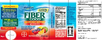 Bayer Phillips' Fiber Good Gummies plus Energy Support - daily fiber supplement