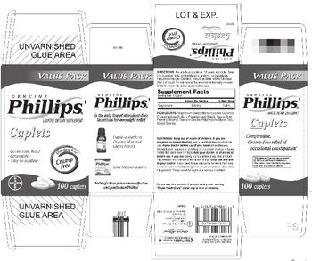 Bayer Phillips' Genuine Phillips' Caplets - laxative supplement