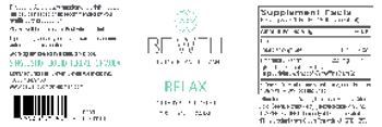 Be Well Relax - supplement