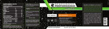 Beachbody Performance Recover Orange Flavored - supplement