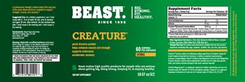 Beast Creature Citrus - supplement
