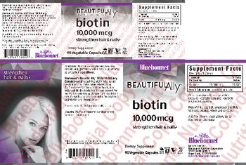 Beautiful Ally By Bluebonnet Biotin 10,000 mcg - supplement