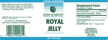 Beehive Botanicals Royal Jelly - 