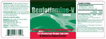 Benfotiamine.Net Benfotiamine-V 150 mg - supplement