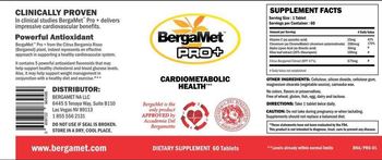 Bergamet BergaMet Pro+ - supplement