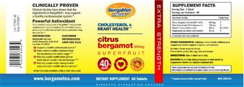 BergaMet Mega+0 Cholesterol & Heart Health - supplement