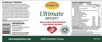 BergaMet NA Ultimate Sport - supplement