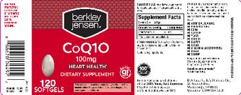 Berkley Jensen CoQ10 100 mg - supplement