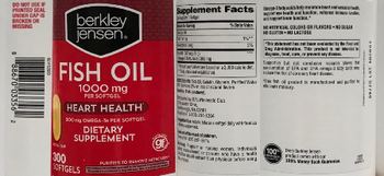 Berkley Jensen Fish Oil 1000 mg - supplement