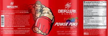 Berzerk Energy Berzerk Energy Power Punch - supplement
