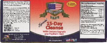 Best Group USA Special 15-Day Cleanse - supplement