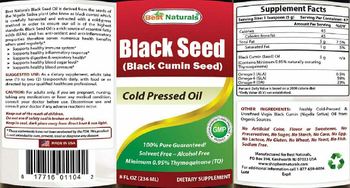 Best Naturals Black Seed - supplement