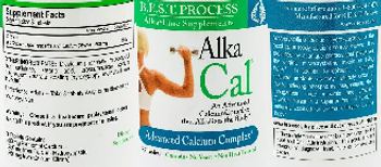 B.E.S.T. Process Alka-Line Supplements Alka Cal - supplement