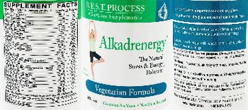 B.E.S.T. Process Alka-Line Supplements Alkadrenergy - supplement