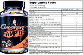 Beta Labs OxyphenXR AMP'D - supplement