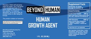 Beyond Human Human Growth Agent - 