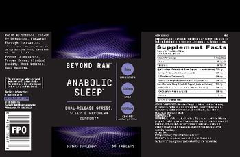 Beyond Raw Anabolic Sleep - supplement