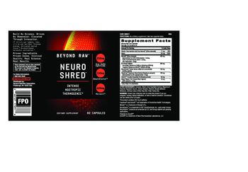 Beyond Raw Neuro Shred - supplement