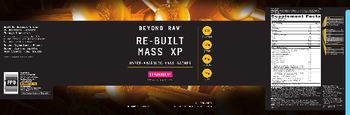 Beyond Raw Re-Built Mass XP Strawberry - supplement