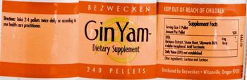 Bezwecken Gin Yam - supplement