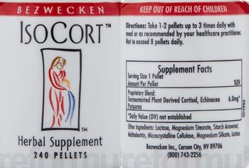 Bezwecken IsoCort - herbal supplement
