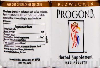 Bezwecken ProgonB - herbal supplement
