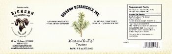 Bighorn Botanicals Montana YewTip Tincture - sustainably wildcrafted herbal supplement