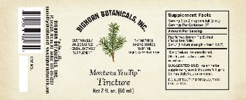 Bighorn Botanicals Montana YewTip Tincture - sustainably wildcrafted herbal supplement