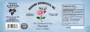 Bighorn Botanicals Rus' Respiratory Rose Tincture - herbal supplement