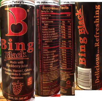 Bing Beverage Company Bing Black - supplement