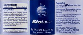 Bio-Botanical Research Biotonic - supplement