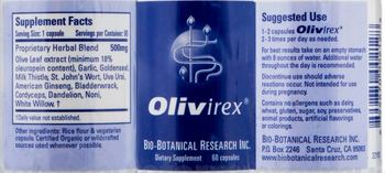 Bio-Botanical Research Olivirex - supplement