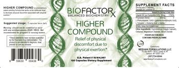 Bio Factor Higher Compound - supplement