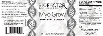 Bio Factor Myo Grow - supplement