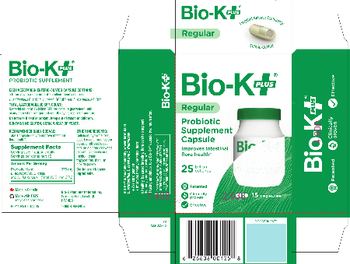 Bio-K Plus 100% Probiotic - probiotic supplement capsule