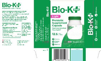 Bio-K Plus 100% Probiotic - probiotic supplement capsule