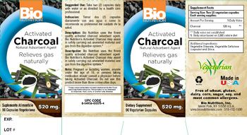 Bio Nutrition Activated Charcoal 520 mg - supplement