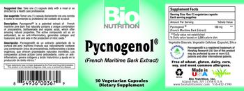 Bio Nutrition Pycnogenol - supplement