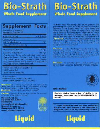 Bio-Strath Bio-Strath Liquid - whole food supplement