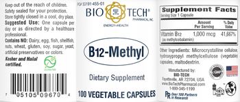 Bio-Tech Pharmacal B12-Methyl - supplement