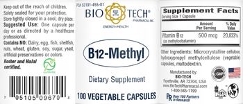 Bio-Tech Pharmacal B12-Methyl - supplement