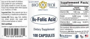 Bio-Tech Pharmacal B6-Folic Acid - supplement