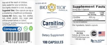 Bio-Tech Pharmacal Carnitine - supplement