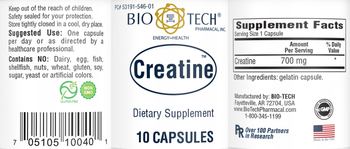 Bio-Tech Pharmacal Creatine - supplement